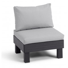 Keter Lounge ELEMENTS Sitzmodul mit Rückenlehne und Kissen