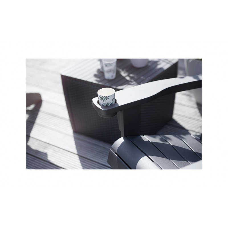 Keter ALPINE ADIRONDACK Chair Graphite