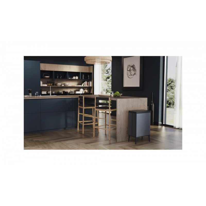 Keter VERTO High Pearly Blue Dustbin