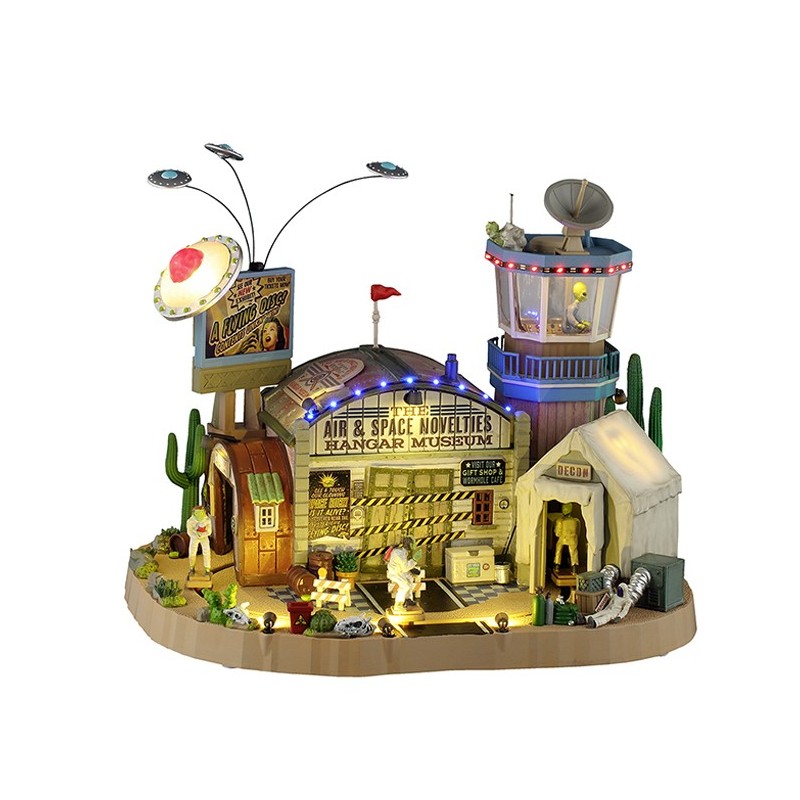 The Air & Space Novelties Hangar Museum with Power Supply 4.5V Ref. 55301