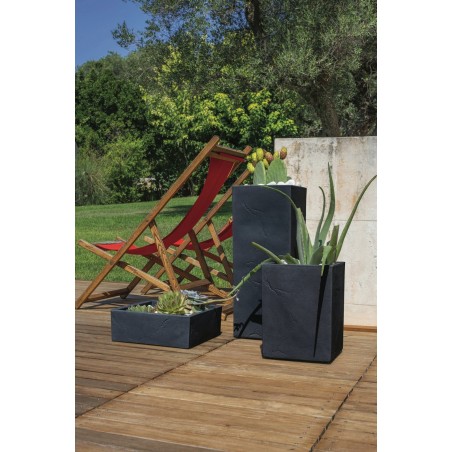 Ardesia Tall Square Pot