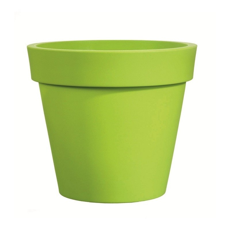 Vaso Easy Rotondo 55 cm Verde Mela Fine Serie