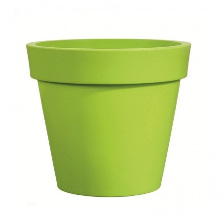 Vaso Easy Rotondo 55 cm Verde Mela Fine Serie