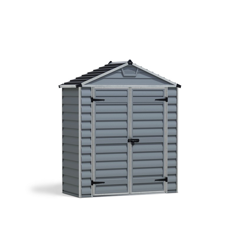 Canopia Dachfenster Polycarbonat Gartenhaus 90x185x217 cm grau