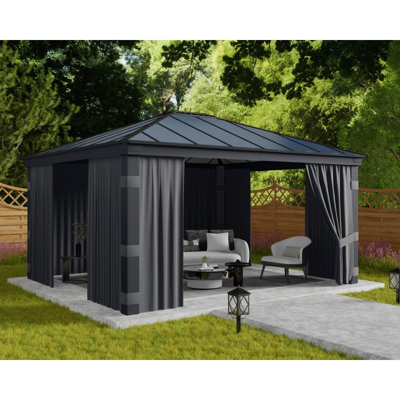 Canopia Curtain Set for Gazebo Dallas 4.3x5 m
