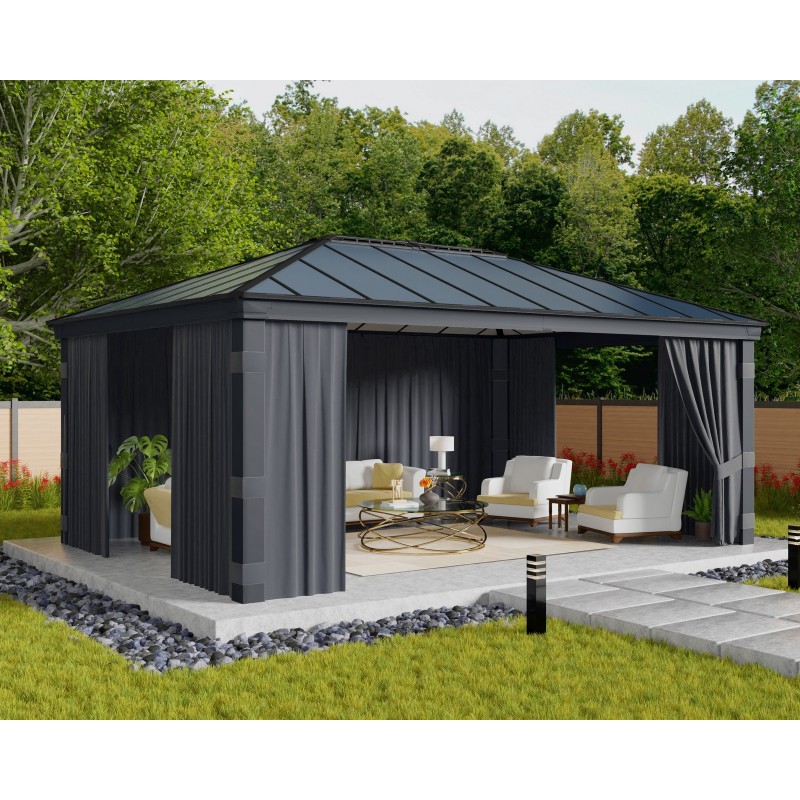 Canopia Curtain Set for Gazebo Dallas 4.3x6 m Canopia Curtain Set for Gazebo Dallas 4.3x6 m