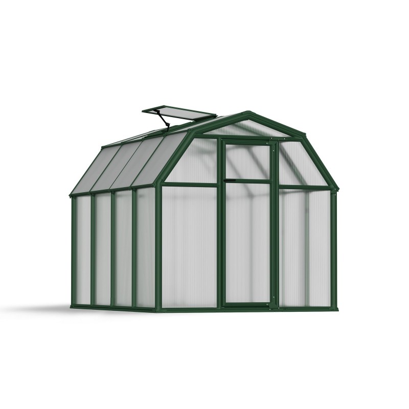 Canopia Eco Grow Doppelsteg-Gartengewächshaus aus Polycarbonat 259x204x198 cm Grün Canopia Eco Grow Doppelsteg-Gartengewächshaus aus Polycarbonat 259x204x198 cm Grün