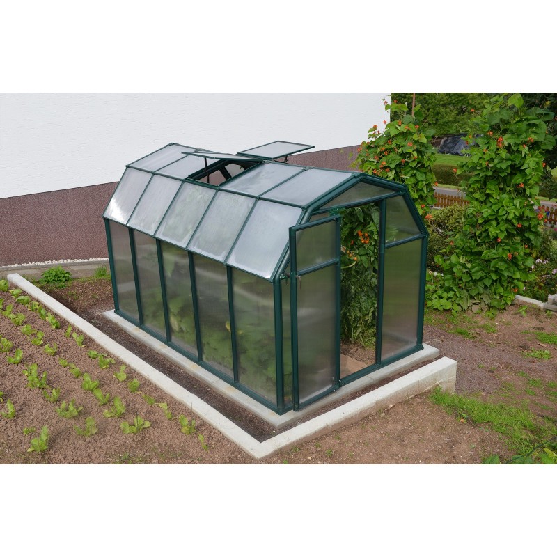Canopia Eco Grow Doppelsteg-Gartengewächshaus aus Polycarbonat 321x204x198 cm Grün Canopia Eco Grow Doppelsteg-Gartengewächshaus aus Polycarbonat 321x204x198 cm Grün