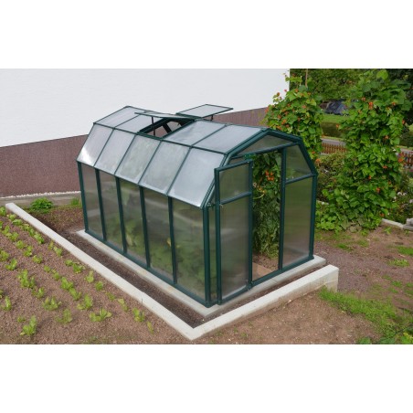 Canopia Eco Grow Twin-Wall Polycarbonate Garden Greenhouse 321x204x198 cm Green