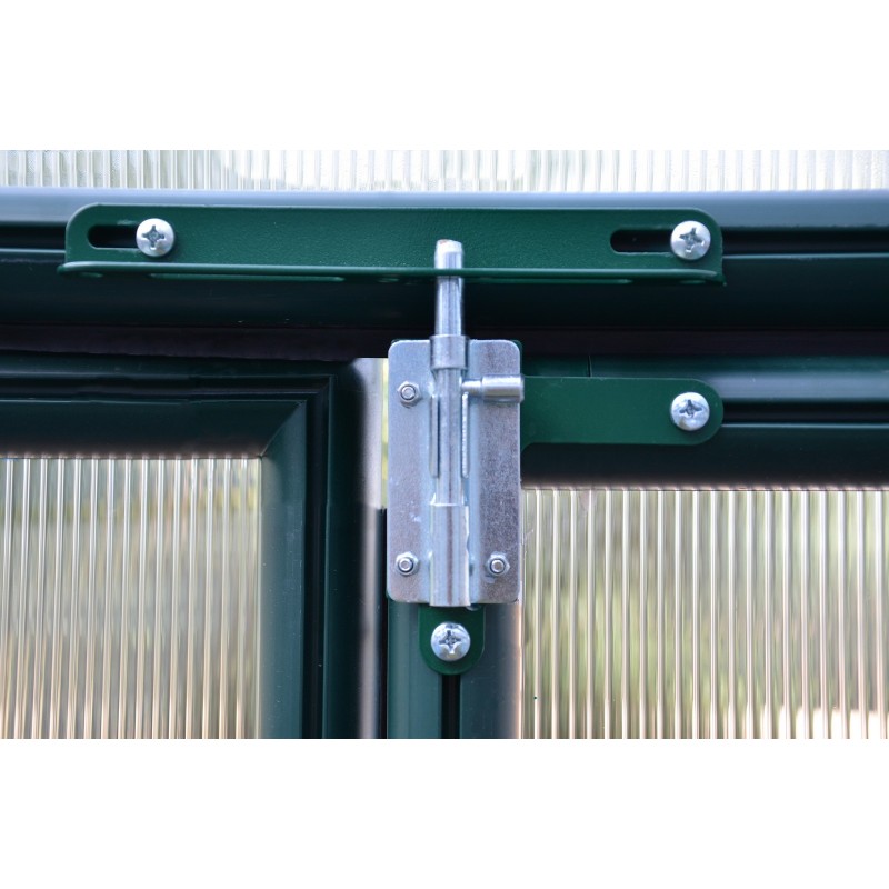 Canopia Hobby Gardener Doppelsteg-Gartengewächshaus aus Polycarbonat 516x266x208 cm Grün Canopia Hobby Gardener Doppelsteg-Gartengewächshaus aus Polycarbonat 516x266x208 cm Grün