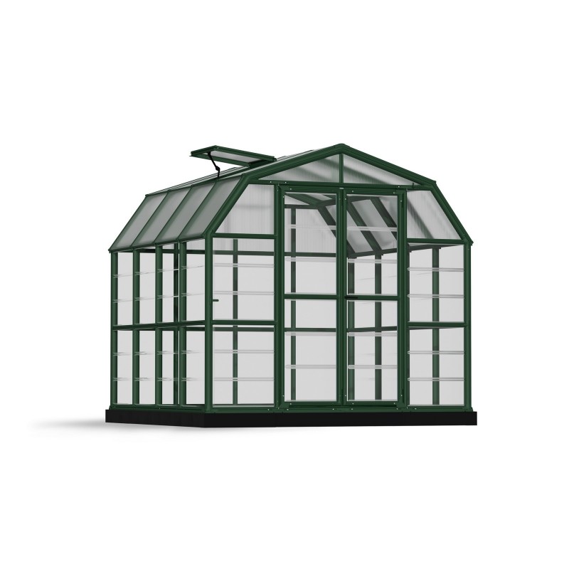 Canopia Grand Gardener Hybrid Polycarbonat Gartengewächshaus 264x265x238 cm grün