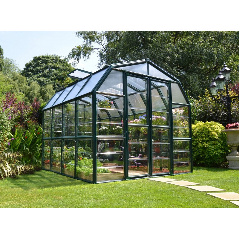 Canopia Grand Gardener Hybrid-Gartengewächshaus aus Polycarbonat 264x265x238 cm Grün Canopia Grand Gardener Hybrid-Gartengewächshaus aus Polycarbonat 264x265x238 cm Grün