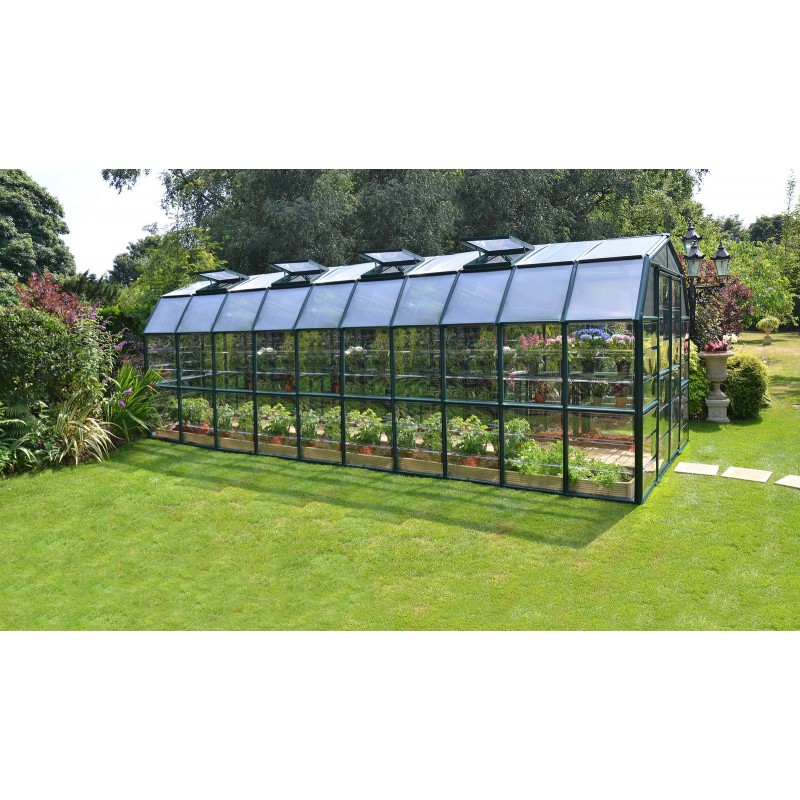 Canopia Grand Gardener Hybrid-Gartengewächshaus aus Polycarbonat 637x265x238 cm Grün Canopia Grand Gardener Hybrid-Gartengewächshaus aus Polycarbonat 637x265x238 cm Grün