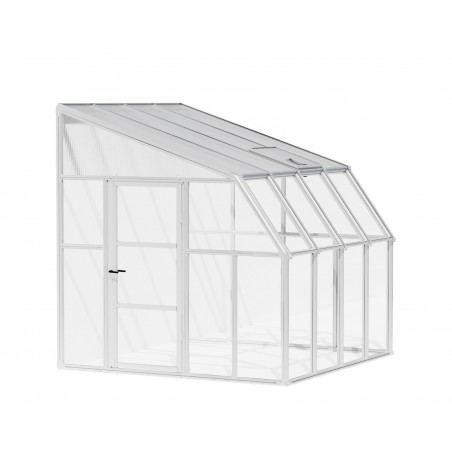 Canopia Sun Room Wintergarten aus Polycarbonat 2.7x2.7 m Weiß