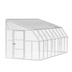 Canopia Sun Room Solarium Kit in Polycarbonate 2.7x5 m White