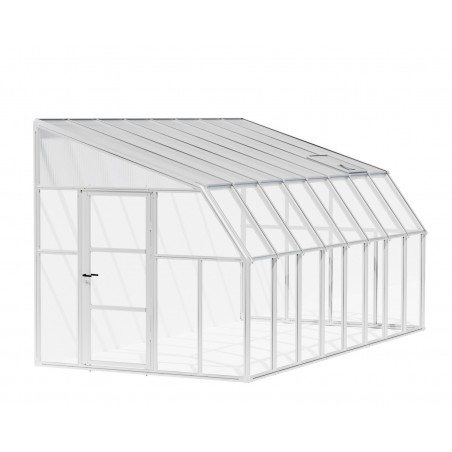 Canopia Sun Room Wintergarten aus Polycarbonat 2.7x5 m Weiß