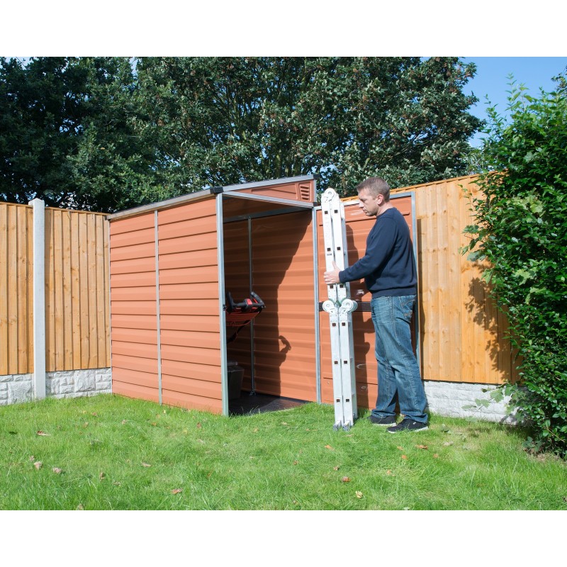 Canopia Dachfenster Polycarbonat Gartenhaus 176x120x203 cm Bernstein