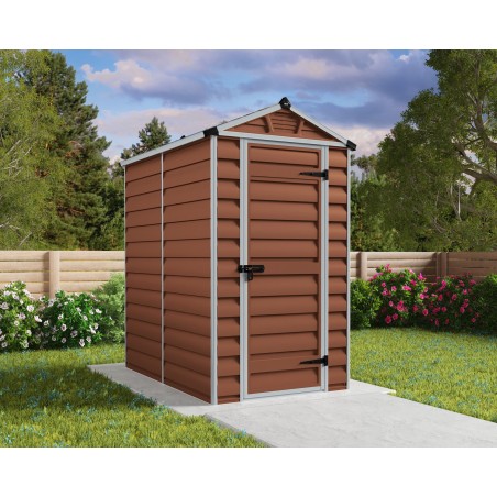 Canopia Dachfenster Polycarbonat Gartenhaus 176x120x203 cm Bernstein