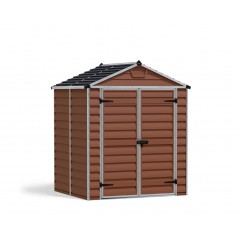 Canopia Skylight Gerätehaus aus Polycarbonat 154x185x217 cm Bernstein