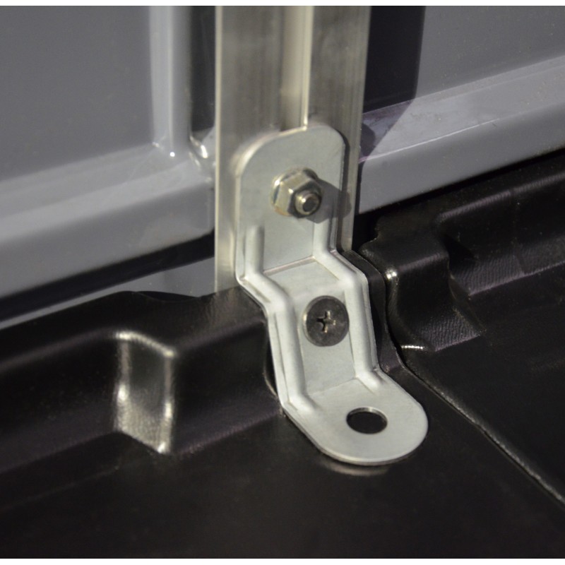 Canopia Dachfenster Polycarbonat Gartenhaus 90x185x217 cm Grau Deco