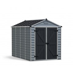 Canopia Skylight Gerätehaus aus Polycarbonat 303x185x217 cm Grau Deco
