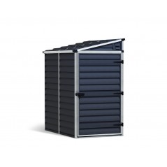Canopia Skylight Pent Gerätehaus aus Polycarbonat 176x120x203 cm Dunkelgrau