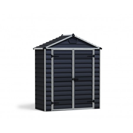 Canopia Skylight Polycarbonate Garden Shed 90X185X217 cm Dark Grey