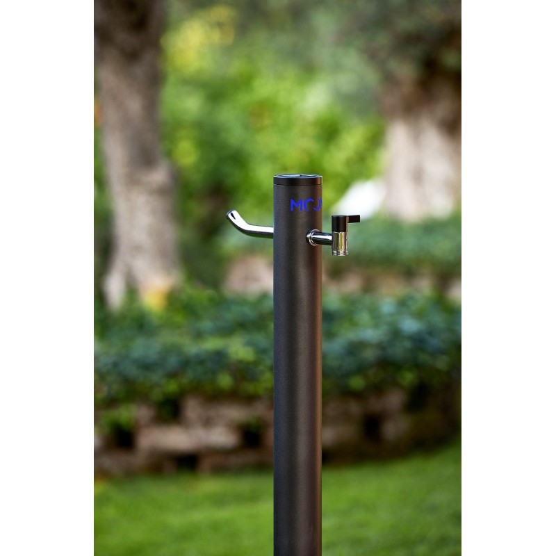 Aquapoint Moon Ground Garden Column Fountain Anthracite Grey