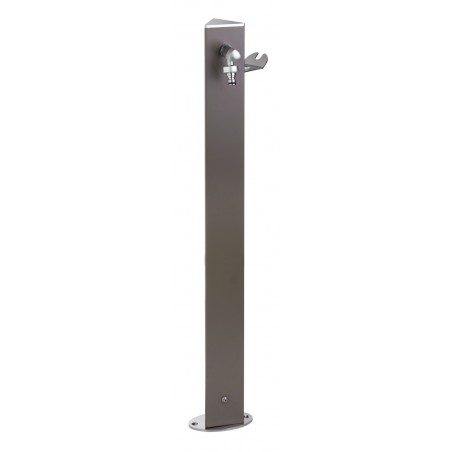Aquapoint Triangle Ground Garden Column Fountain Dove Grey