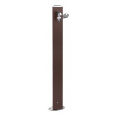 Aquapoint Triangle Ground Garden Column Fountain Bronze Metal