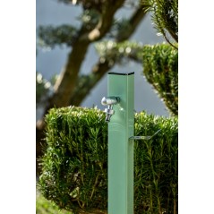 Aquapoint Dreieckiger Gartenbrunnen Salbeigrün