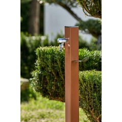 Aquapoint Dreieckiger Terrakotta-Gartensäulenbrunnen