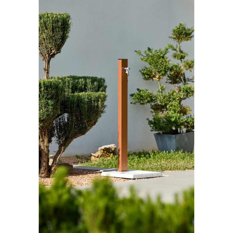 Aquapoint Dreieckiger Terrakotta-Gartensäulenbrunnen