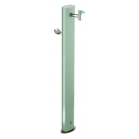 Aquapoint Totem Ground Garden Column Fountain in Sage Green