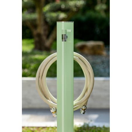 Aquapoint Totem Ground Salbeigrüner Gartensäulenbrunnen