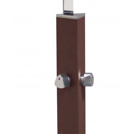 Aquapoint Showerpoint Gartendusche aus bronzefarbenem Metall