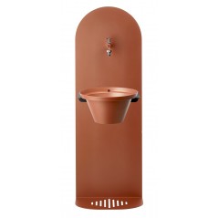 Aquapoint Ground Fountain Garden Column Fountain Terracotta