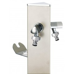 Aquapoint Triangle Underground Garden Column Fountain Ivory 