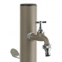 Aquapoint Loop Underground Garden Column Fountain Dove Grey