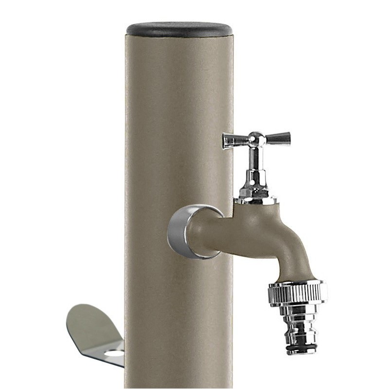 Aquapoint Loop Underground Garden Column Fountain Dove Grey