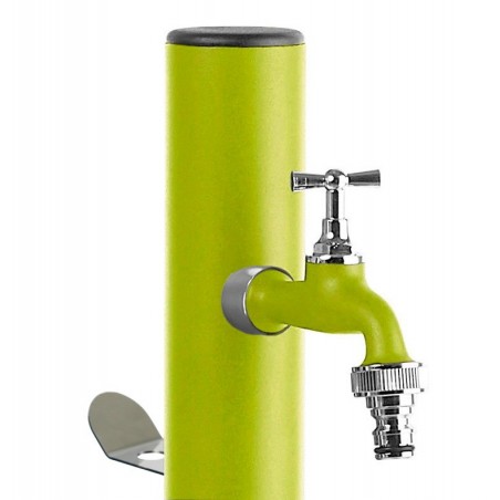 Aquapoint Loop Underground Garden Column Fountain Pastel Green