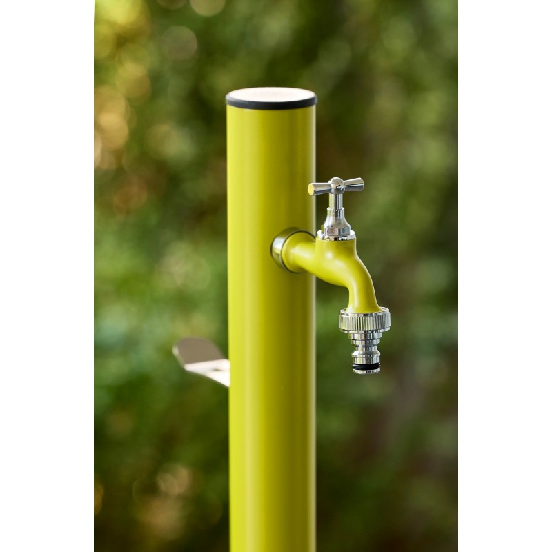 Aquapoint Loop Underground Garden Column Fountain Pastel Green