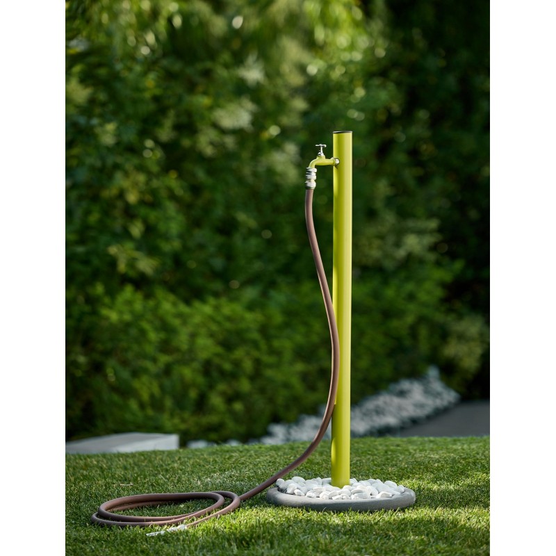 Aquapoint Loop Underground Garden Column Fountain Pastel Green