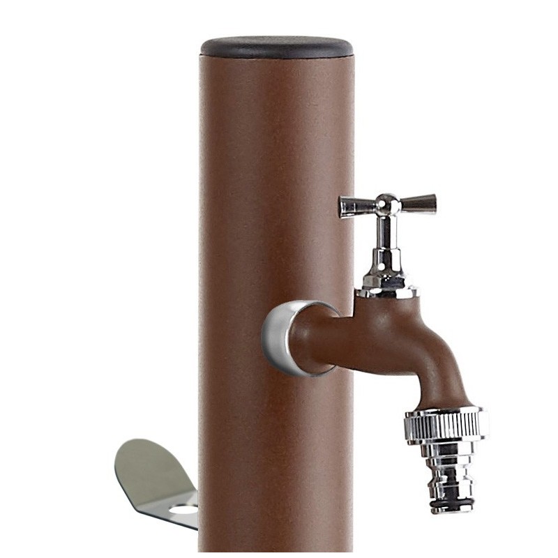 Aquapoint Loop Underground Garden Column Fountain Corten