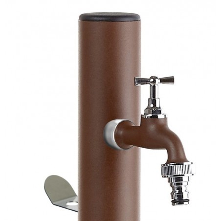 Aquapoint Loop Underground Garden Column Fountain Corten