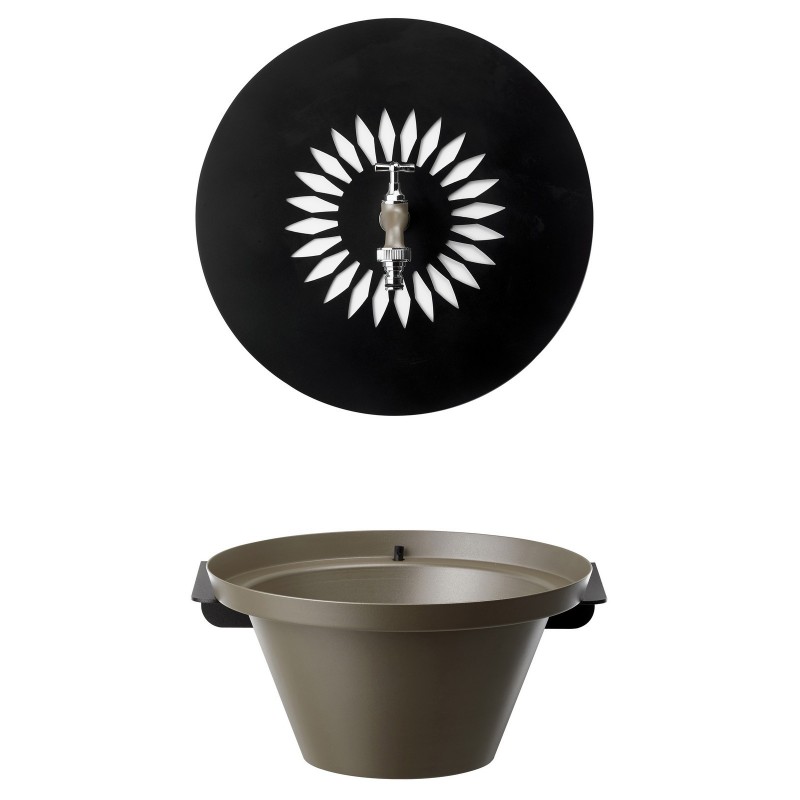 Aquapoint Wall Fountain Daisy Dove Grey Garden Fountain