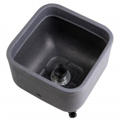 Quadratischer Harzsockel für den unterirdischen Aquapoint-Brunnen Moon