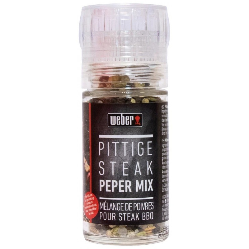 Weber Spice Mill Spicy Steak Pepper Mix - 50 Gr