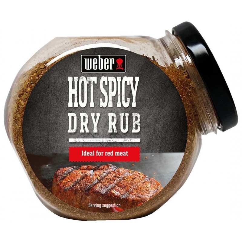 Weber Dry Rub Hot Spicy - 110 Gr