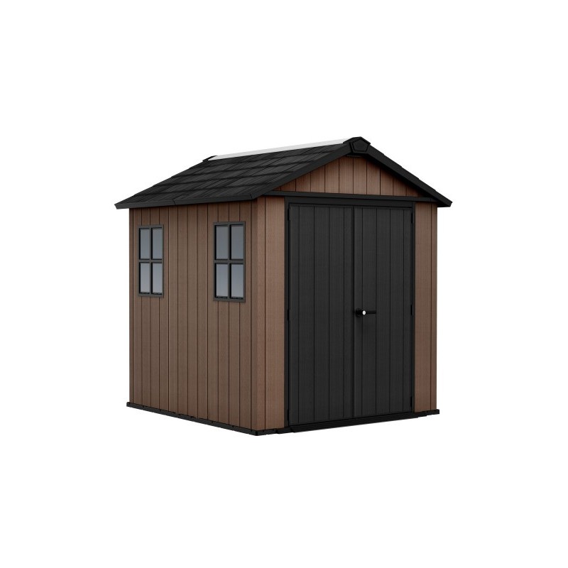 Keter Resin Garden Shed NEWTON PLUS 757 - Double Choice of Assembly